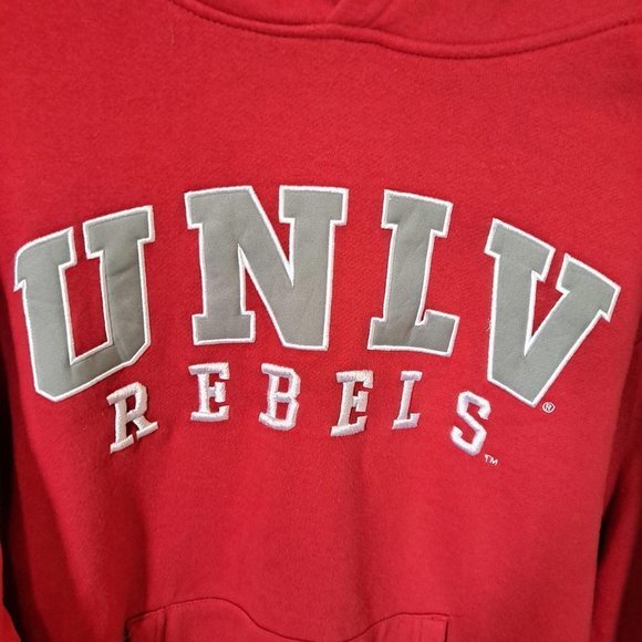 CAMPUS Heritage Red‎ UNLV Rebels Hoodie Size Large - Picture 3 of 4